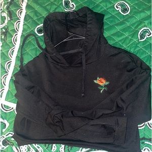 Crop top hoodie